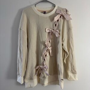 Adore Me Cream Knit Top